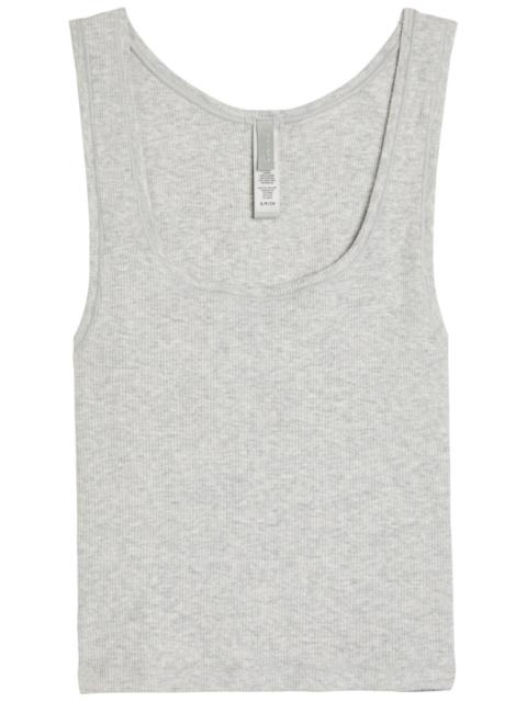 SKIMS Skims Ribbed Stretch-cotton Tank