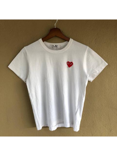 Comme des Garçons PLAY Rare Distressed Comme Des Garcons Play Small Logo Tees