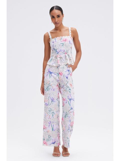 PatBO AMARYLLIS EMBROIDERED PANT
