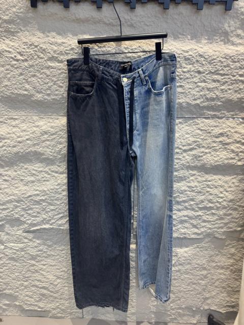 BALENCIAGA Balenciaga New Fall 24 Hybrid Fifty Fifty 50-50 jeans