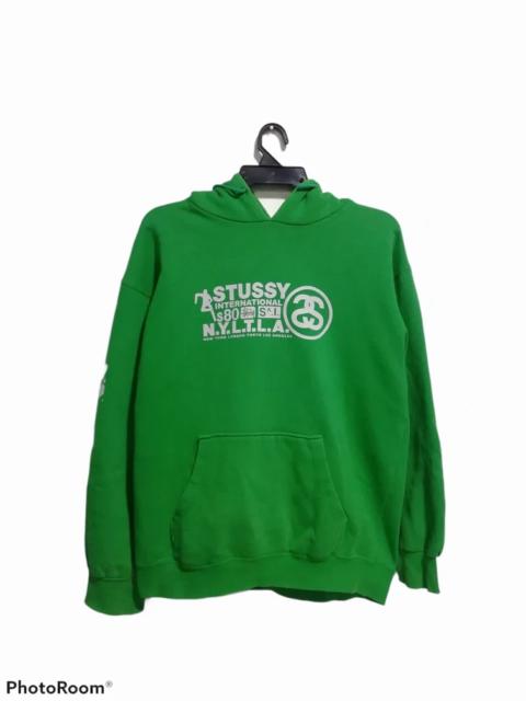 Other Designers Vintage - vintage STUSSY Green Hoodie