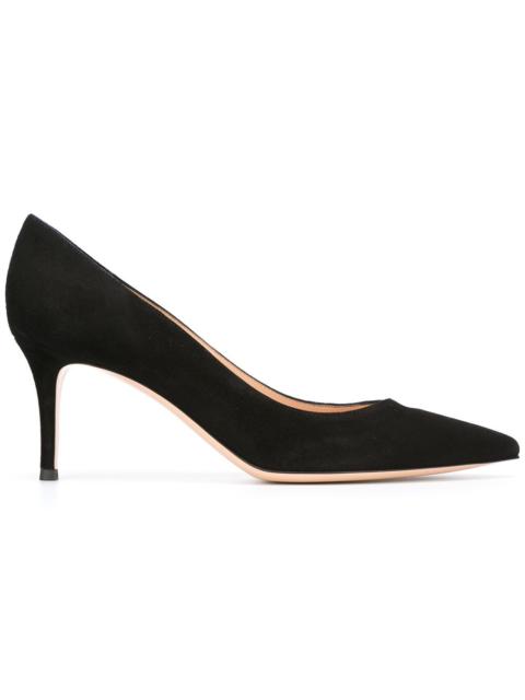 Gianvito Rossi Women Gianvito 70 Suede Leather Pumps