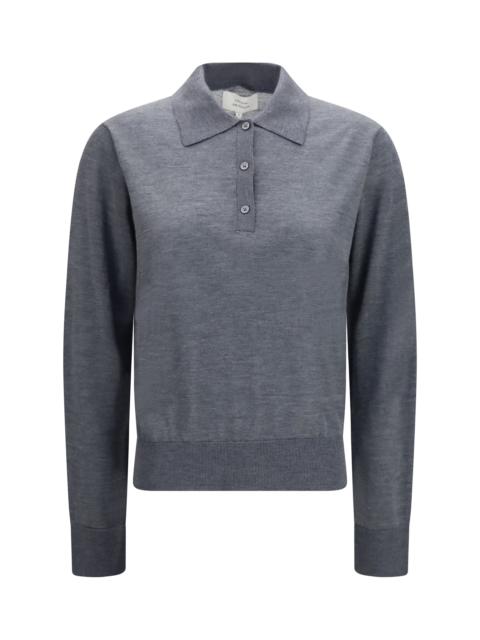 Loulou de Saison Loulou De Saison Miles Long-sleeve Polo Anthracite