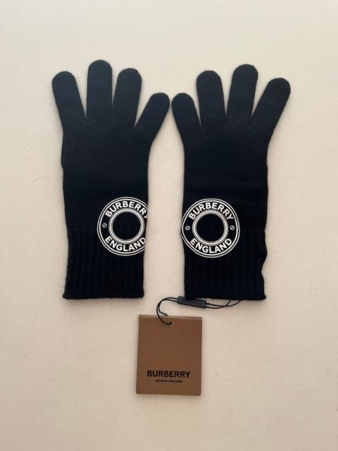 NWT - Burberry Logo Crest cashmere Gloves