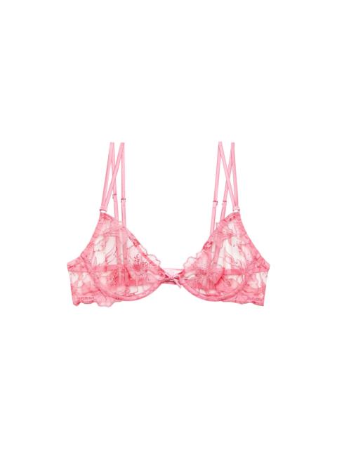 Fleur du Mal Harper Embroidery Demi Bra
