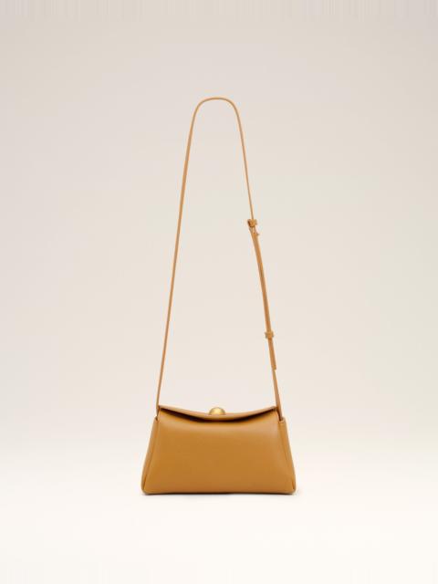 AMI Paris YELLOW COW LEATHER MINI CARROUSEL BAG