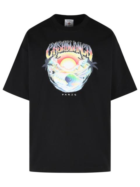 CASABLANCA Casablanca CASA Airspray Black T-shirt