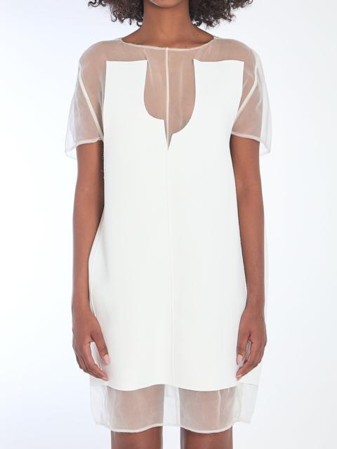 Khaite White Winona Dress In White