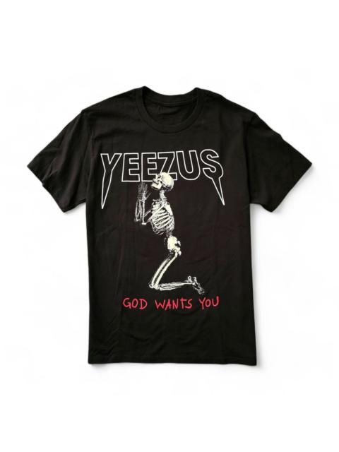 Other Designers Vintage - Yeezus Praying Skeleton T-shirt - cotton - black - L