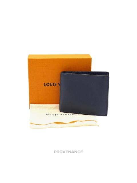 Louis Vuitton Louis Vuitton Amerigo Wallet - Navy Blue Taiga Leather