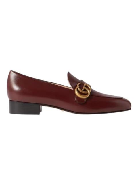 GUCCI Marmont leather flats