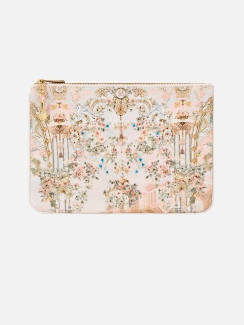 CAMILLA SMALL CANVAS CLUTCH