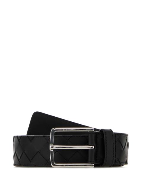 Bottega Veneta Bottega Veneta Men Black Leather Belt