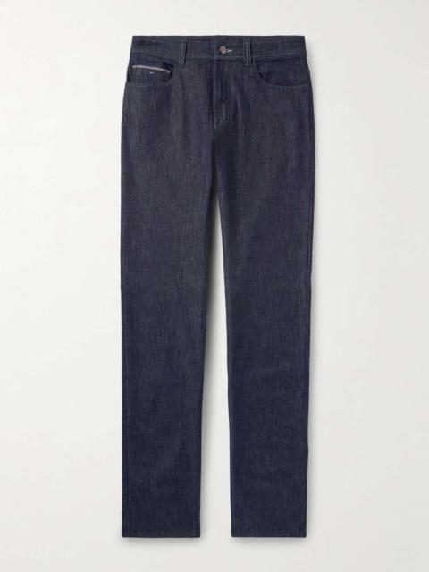 Slim-Fit Straight-Leg Selvedge-Trimmed Jeans