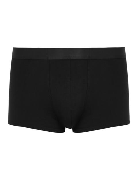 CDLP Black stretch-Lyocell boxer trunks