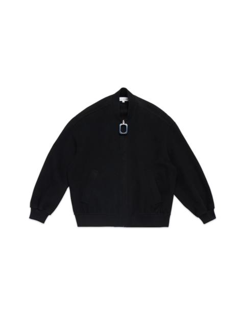 JW Anderson JW Anderson Puller Oversized Bomber Jacket Black