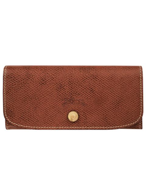 Longchamp Épure Long continental wallet Brown - Leather