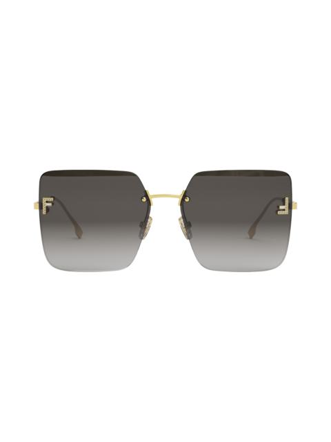 FENDI 'Fendi First 59mm Geometric Sunglasses