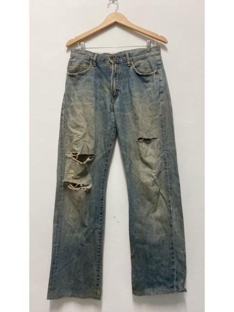 Other Designers Japanese Brand- Edwin Ripped Distressed Denim Thrashed Selvedge 