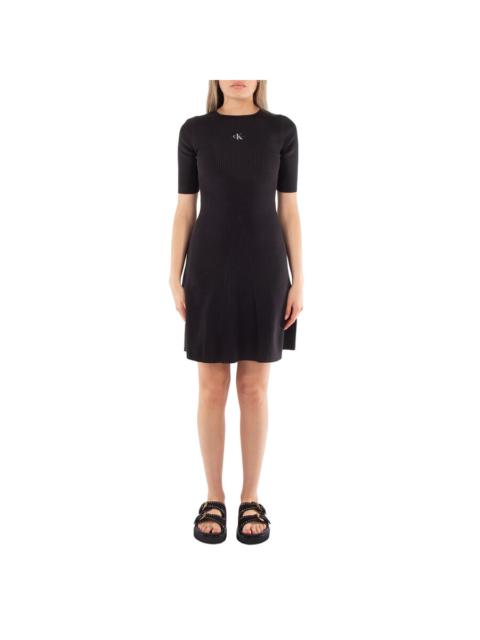 Other Designers Calvin Klein Soft Ribbed Lyocell Dress