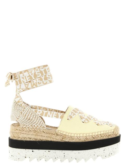 Stella McCartney Gaia Wedges Yellow