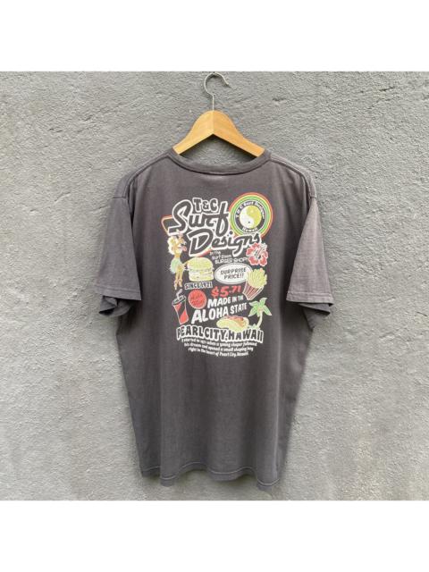Other Designers Thrashed Faded Vintage Y2K T&C Surf Designs Hawaii Aloha Tee