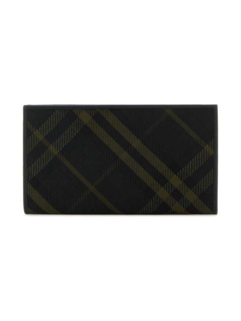 Burberry Printed E-canvas Wallet