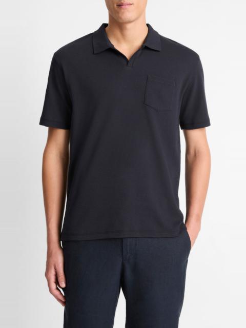 Vince Vince Johnny Collar Polo in Coastal at Nordstrom