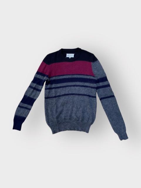Maison Margiela Fall15 Color Block Mohair Sweater