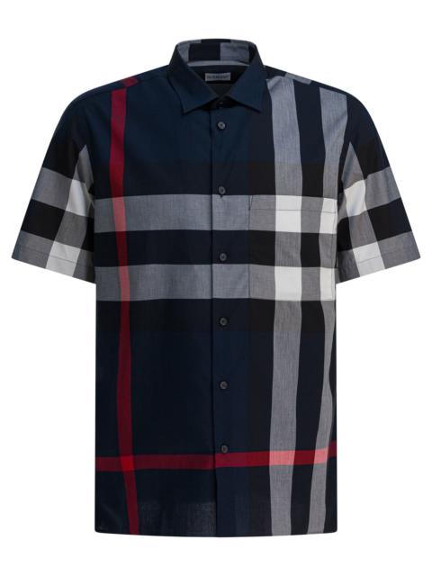 Burberry Burberry "check" Cotton Shirt
