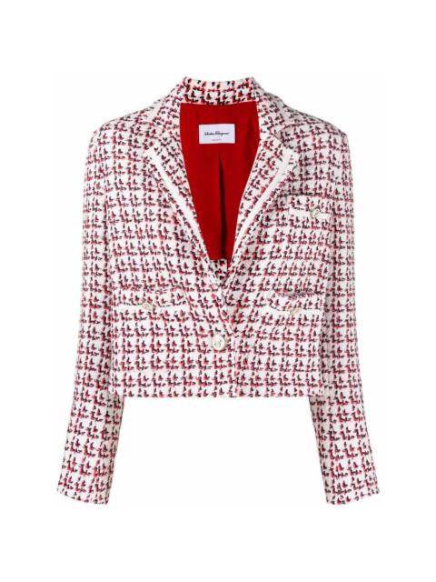 FERRAGAMO Ferragamo Patterned Boxy Jacket