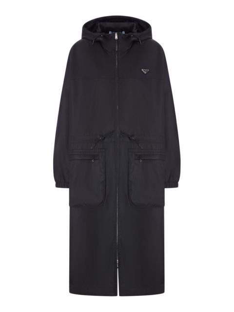 Prada Prada Women Re-Nylon Trench Coat With Hood