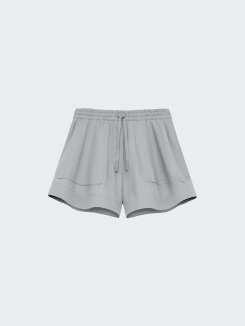 Loewe Cotton Twill Shorts Light Grey