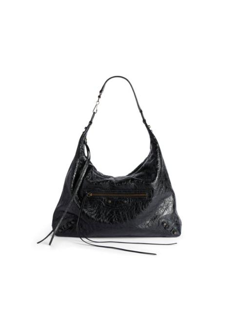 BALENCIAGA Women's Le City Hobo Bag Medium in Black