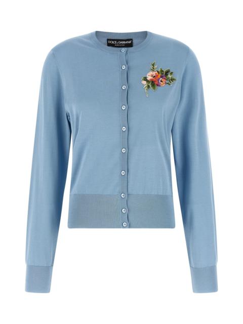 Dolce & Gabbana Floral Embroidery Cardigan