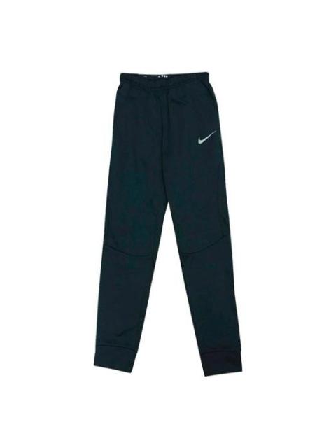 Nike Nike Logo Straight Fleece Lined Casual Sports Pants Black AO2371-010