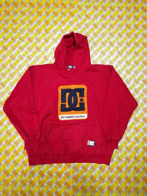 Other Designers Dc - Vintage DC Shoe CO USA Hoodie Big Logo Embroidered
