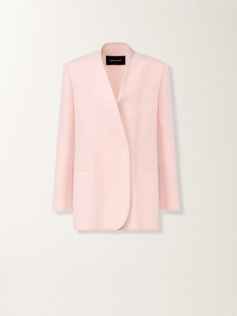 FABIANA FILIPPI Long jacket in fluid linen and viscose