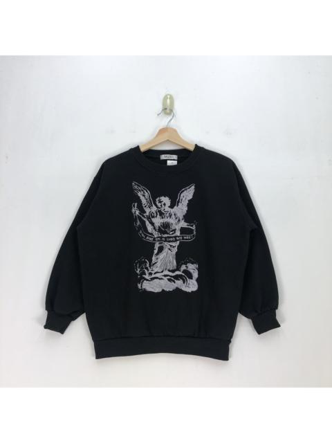 Other Designers Vintage - Devil Jesus In Backyard Sweatshirt Sweater Jumper Pullover