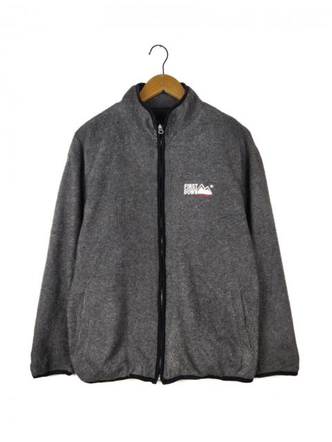 Other Designers Japanese Brand - First Down USA Fleece Sweater Zipper Jacket