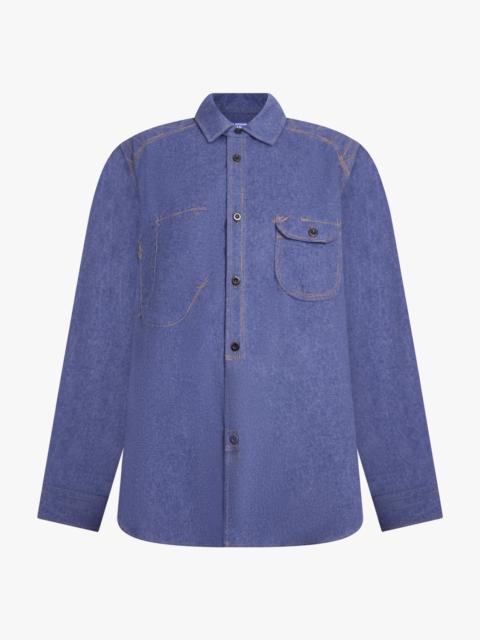 Junya Watanabe STITCH DETAIL SHIRT | NAVY
