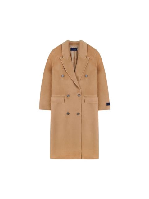 Sporty & Rich Double Faced DB Cashmere Coat 'Camel'