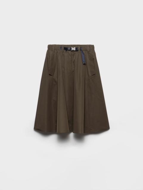 Prada Technical fabric circle skirt