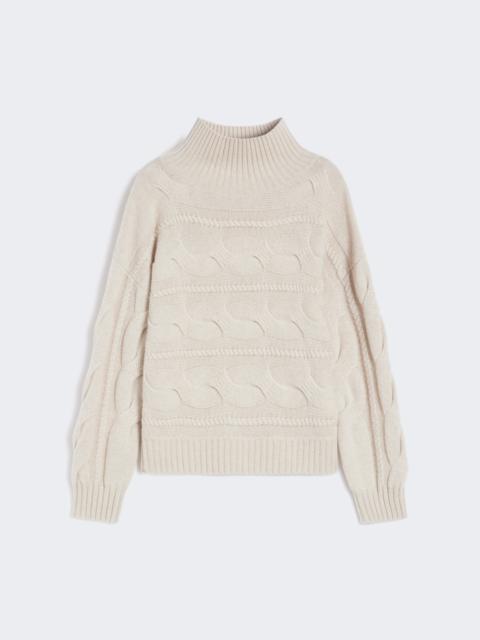 Max Mara VODKA Wool and cashmere cable-knit sweater
