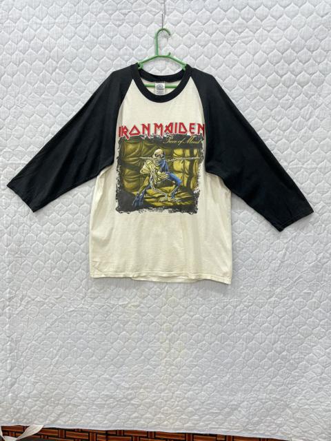 VINTAGE IRON MAIDEN 3 QUARTER T SHIRT