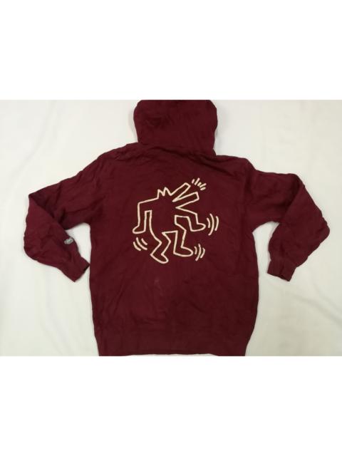 Other Designers Designer - Vintage Art Keith Haring Hoodie Best Friend Dancing