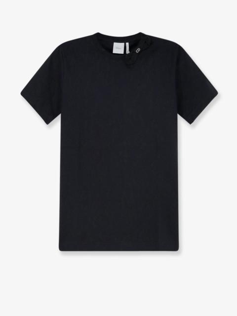 Dior Dior Cotton T-Shirt with Grosgrain Bow Black