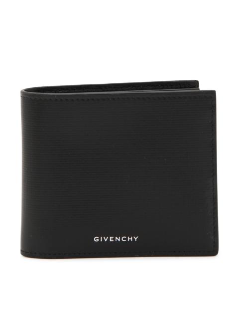 Givenchy black leather bifold wallet