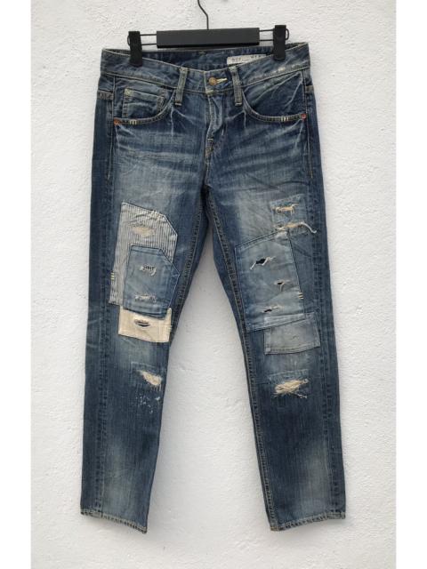 Other Designers Distressed Denim - Japan Brand BRP Patchwork Distressed Denim Jeans