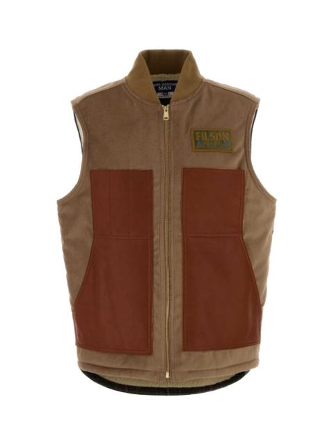 Junya Watanabe MAN Junya Watanabe Men Multicolor Cotton And Wool Sleeveless Jacket